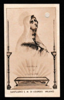 S. MAURA V.M. - CON RELIQUIA - Mm. 62 X 104 - Santuario S.M. Di Lourdes - Milano - RARO - Religion & Esotérisme