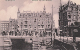 Amsterdam Sophiaplein Met Hotel De L'Europe Levendig Hoek Reguliersbreestraat   4780 - Amsterdam