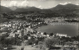 12600673 Lugano TI Fliegeraufnahme Mit Lago Di Lugano Lugano - Altri & Non Classificati