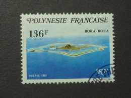 POLYNESIE FRANCAISE, Années 1981-92,  YT N° 173 Oblitéré, île Bora-Bora - Oblitérés