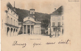 LE 14-(88) RAON L' ETAPE - MAIRIE ET EGLISE - CAFE DES VOSGES - 2 SCANS  - Raon L'Etape