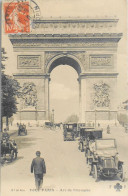 CPA. [75] > TOUT PARIS > N° 91 M Bis - Arc De Triomphe - Automobiles - Belle Animation - 1910 - Coll. F. Fleury - TBE - Arc De Triomphe