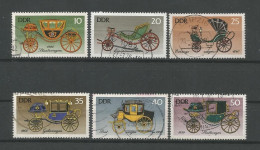 DDR 1976 Carriages Y.T. 1823/1828 (0) - Gebraucht