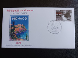 Monaco 2024 70 Years Rainier III Zoological Gardens Animals Monkey 1v FDC PJ - Nuevos
