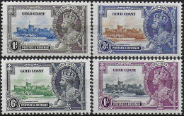 1935 Gold Coast Silver Jubilee 4v. MNH SG N. 113/16 - Other & Unclassified