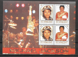 Michael Jackson - ST Vincent BF 636 **MNH - D4/2 - Sänger