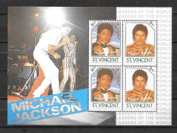 Michael Jackson - ST Vincent BF 635 **MNH - D4/2 - Chanteurs