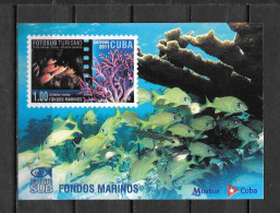 CUBA - BF 285 **MNH - Corail - D4/20 - Marine Life