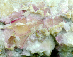 Mineral - Fluorite Rosa Su Barite (Is Murvonis, Domusnovas, Iglesias, Sardegna, Italia) - Lot. 1167 - Minéraux