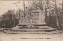LE 16-(88) LA CHIPOTTE - MONUMENT DES CHASSEURS  - 2 SCANS - Sonstige & Ohne Zuordnung