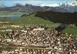 12597434 Einsiedeln SZ Kloster Sihlsee Und Glarner Alpen Einsiedeln - Autres & Non Classés