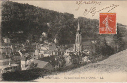 LE 16-(88) PLOMBIERES - VUE PANORAMIQUE VERS LE CHONOT  - 2 SCANS - Plombieres Les Bains