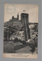 CPA - 13 - Marseille - Ascenseur De Notre-Dame De La Garde - Circulée - Notre-Dame De La Garde, Aufzug Und Marienfigur