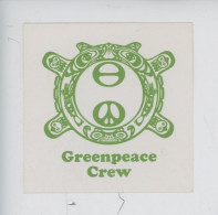 Greenpeace Crew - Autocollant (équipage) - Reclame