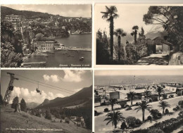 ITALY 1958 4 Postcards Of Holiday Locations Stamped And Used - Verzamelingen