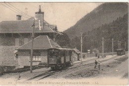 LE 18-(88) GERARDMER - L' HOTEL DE RETOURNEMER ET LE TRAMWAY DE LA SCHLUCHT - 2 SCANS  - Gerardmer