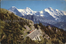 12595251 Schynige-Platte-Bahn Eiger Moench Jungfrau Schynige-Platte-Bahn - Autres & Non Classés