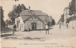 LE 18-(88) EPINAL - RUE DE PROVENCE ET RUE DE LA PREFECTURE - CAFE HORNE - ANIMATION  -2 SCANS - Epinal