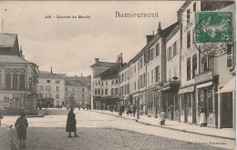 LE 18-(88) REMIREMONT - QUARTIER DU MARCHE - COMMERCES - 2 SCANS - Remiremont