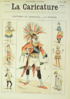 La Caricature 1886 N°321 Costumes De Carnaval Draner Patti Par Luque Loys Job Trock - Riviste - Ante 1900