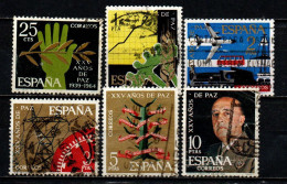 SPAGNA - 1964 - 25 ANNI DI PACE IN SPAGNA - USATI - Usados