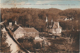 LE 21-(89) AVALLON - LA FERME DES NIDS - ANCIENNE RESIDENCE DE MmeJUDIC - CARTE COLORISEE - 2 SCANS - Avallon