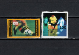 Germany 1995/1996 Football Soccer, Borussia Dortmund, 2 Stamps MNH - Famous Clubs