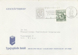 AUSTRIA. POSTMARK. EUROPEAN WEEK OF THE HEART. 1971 - Frankeermachines (EMA)