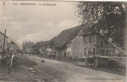 LE 22-(90) BESSONCOURT - LA RUE PRINCIPALE - VILLAGEOIS - BETAIL , VOLAILLE - 2 SCANS  - Other & Unclassified