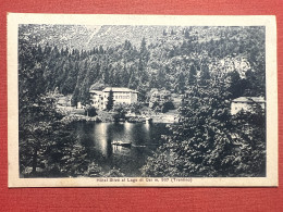 Cartolina - Hotel Stivo Al Lago Di Cei ( Trentino ) - 1929 - Trento