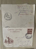 EB013 - Carte Lettre De L’espérance Franchise Militaire Entier Postal Pour SARLAT - 1916 - Dordogne - Sarlat La Caneda