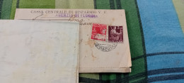 LETTERA APERTA CON 2 + 3 LIRE DEMOCRATICA 1950 - 1946-60: Poststempel