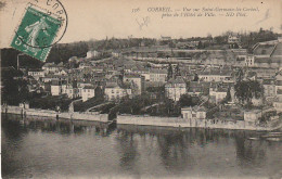 LE 23 -(91) CORBEIL - VUE SUR SAINT GERMAIN LES CORBEIL PRISE DE L' HOTEL DE VILLE  - 2 SCANS - Corbeil Essonnes