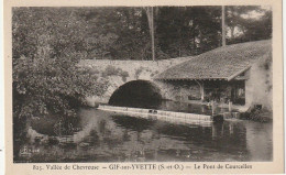 LE 23 -(91) GIF SUR YVETTE - LE PONT DE COURCELLES  - LAVOIR  - 2 SCANS - Gif Sur Yvette