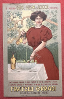 Cartolina Pubblicitaria Fratelli Corradi - Raffineria Olio D'Oliva Di Lucca 1915 - Reclame