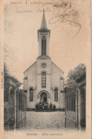 LE 23 -(91) CORBEIL - EGLISE PROTESTANTE - ANIMATION - 2 SCANS - Corbeil Essonnes