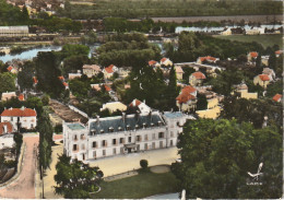 LE 24-(91)  EVRY PETIT BOURG - LE CHATEAU DE BINDER - VUE AERIENNE - CARTE COULEURS - 2 SCANS - Evry