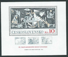 Cecoslovacchia, Czechoslovakia 1981; Painting "Guernica" ( 1937 ) By Picasso. Nuovo. - Picasso