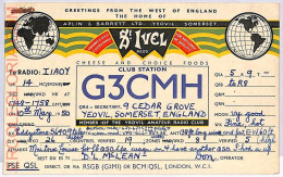 Ad9128 - GREAT BRITAIN - RADIO FREQUENCY CARD - England - 1950 - Radio