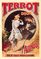 CPM- Affiche Publicité Cycles Et Automobiles "TERROT"  Dijon - Belle Époque - * TBE - Reclame