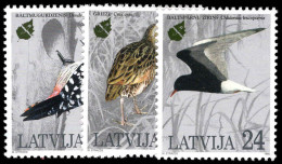 Latvia 1995 European Nature Conservation Year. Birds Unmounted Mint. - Lettland