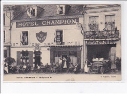 LA CHARTRE SUR LE LOIR - Hôtel Champion - Très Bon état - Other & Unclassified