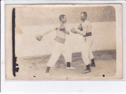 LE CREUSOT - Carte - Photo - Militaires - Boxe - Très Bon état - Le Creusot