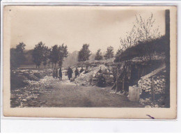 SOUCHEZ - Carte - Photo - Chemin Creux De Carency  - Militaire - Très Bon état - - Altri & Non Classificati