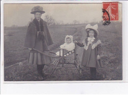 ALENCON - Carte-Photo - Femme Et Enfants - Poussette - Très Bon état - Alencon