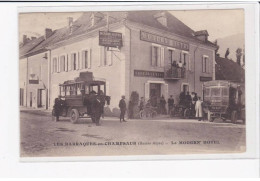 LES BARRAQUES EN CHAMPSAUR - Le Modern' Hotel - Autobus - état - Sonstige & Ohne Zuordnung