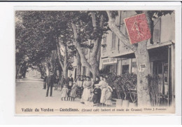 CASTELLANE - Grand Café Imbert Et Route De Grasse - Très Bon état - Castellane