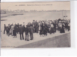 QUIBERON - Madame Sarah Bernhardt Arrivant De Belle-Isle - Très Bon état - Quiberon