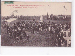 LAIMONT - Inauguration Du Monument érigé En Mémoire Du Lieutenant De Boncour 12 Oct 1913 - Très Bon état - Autres & Non Classés