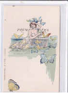 COLLECTION DES CENT : Illustrée Par GORGUET (femme Et Papillons) -  Très Bon état - Sonstige & Ohne Zuordnung